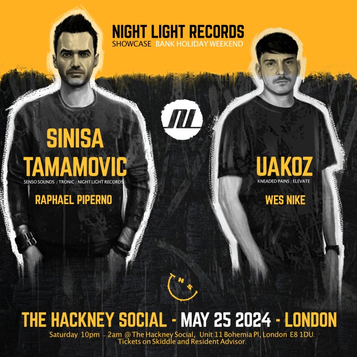 May 25th Night Light Records Showcase at The Hackney Social, London