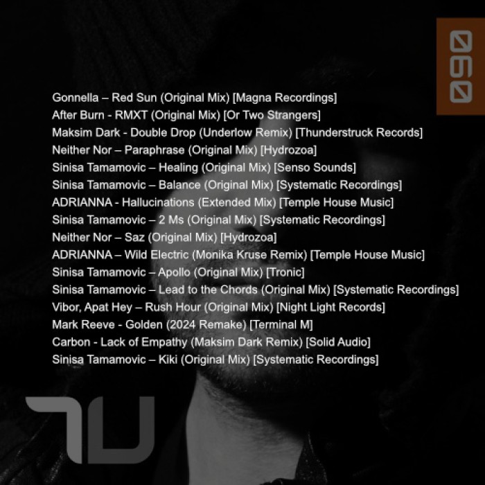 Sinisa Tamamovic just dropped new mix for True Underground