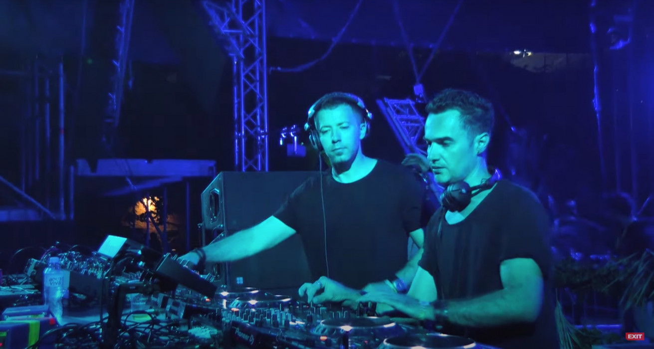 Sinisa Tamamovic b2b Mladen Tomic at the Dance Arena, Exit Festival